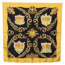 HERMES Carre 90 Scarf Silk Yellow Auth 199714M-13