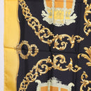 HERMES Carre 90 Scarf Silk Yellow Auth 199714M-17