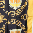 HERMES Carre 90 Scarf Silk Yellow Auth 199714M-19