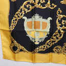 HERMES Carre 90 Scarf Silk Yellow Auth 199714M-20