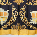HERMES Carre 90 Scarf Silk Yellow Auth 199714M-21