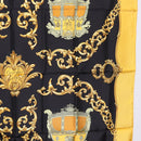 HERMES Carre 90 Scarf Silk Yellow Auth 199714M-7