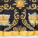 HERMES Carre 90 Scarf Silk Yellow Auth 199714M-9