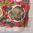 HERMES Carre 90 Scarf Silk Red Auth 199721M-10