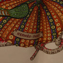HERMES Carre 90 Scarf Silk Red Auth 199721M-11