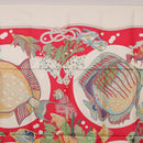 HERMES Carre 90 Scarf Silk Red Auth 199721M-15