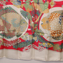 HERMES Carre 90 Scarf Silk Red Auth 199721M-21