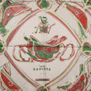 HERMES Carre 90 Scarf Silk Green Auth 199724M-18