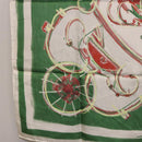 HERMES Carre 90 Scarf Silk Green Auth 199724M-20