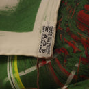 HERMES Carre 90 Scarf Silk Green Auth 199724M-23