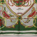 HERMES Carre 90 Scarf Silk Green Auth 199724M-9