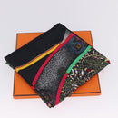 HERMES Carre 90 Scarf Silk Black Auth 199728M-23