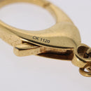 LOUIS VUITTON Bijoux Sac Tapage Key Holder Gold M65090 LV Auth 199731-10