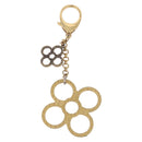 LOUIS VUITTON Bijoux Sac Tapage Key Holder Gold M65090 LV Auth 199731-3