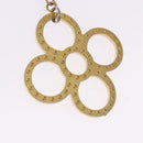 LOUIS VUITTON Bijoux Sac Tapage Key Holder Gold M65090 LV Auth 199731-4