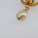 CHANEL Turn Lock Earring metal Gold CC Auth 199733V-10