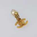 CHANEL Turn Lock Earring metal Gold CC Auth 199733V-11