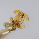 CHANEL Turn Lock Earring metal Gold CC Auth 199733V-13