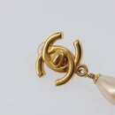 CHANEL Turn Lock Earring metal Gold CC Auth 199733V-15
