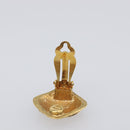 CHANEL Earring metal Gold CC Auth 199734V-10