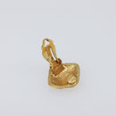 CHANEL Earring metal Gold CC Auth 199734V-4