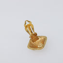 CHANEL Earring metal Gold CC Auth 199734V-9