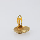 CHANEL Earring metal Gold Tone CC Auth 199735-5