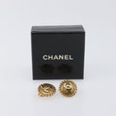 CHANEL Earring metal Gold Tone CC Auth 199736V-12