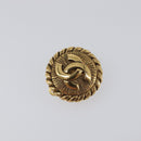 CHANEL Earring metal Gold Tone CC Auth 199736V-2