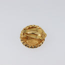CHANEL Earring metal Gold Tone CC Auth 199736V-8