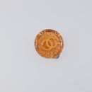 CHANEL Earring plastic Orange CC Auth 199737V-2