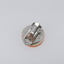 CHANEL Earring plastic Orange CC Auth 199737V-3