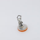 CHANEL Earring plastic Orange CC Auth 199737V-4
