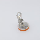 CHANEL Earring plastic Orange CC Auth 199737V-9