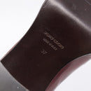 Miu Miu Loafers Leather 37 Red Auth 199780V-18