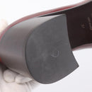 Miu Miu Loafers Leather 37 Red Auth 199780V-19