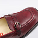 Miu Miu Loafers Leather 37 Red Auth 199780V-20