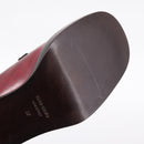 Miu Miu Loafers Leather 37 Red Auth 199780V-8