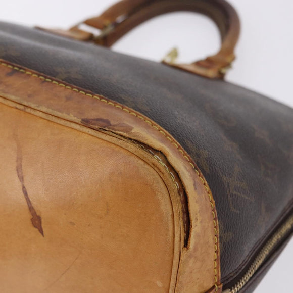LOUIS VUITTON Monogram Alma Hand Bag M51130 LV Auth 199781