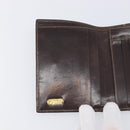 FENDI Zucca Canvas Wallet Black Brown Auth 199785A-19