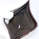FENDI Zucca Canvas Wallet Black Brown Auth 199785A-10