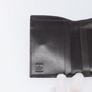 FENDI Zucca Canvas Mamma Baguette Wallet Black Brown Auth 199786A-19