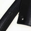 PRADA Boston Bag Nylon 2way Black Silver Auth 199801A-16