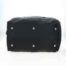 PRADA Boston Bag Nylon 2way Black Silver Auth 199801A-6