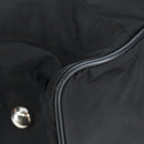 PRADA Boston Bag Nylon 2way Black Silver Auth 199801A-23