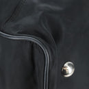 PRADA Boston Bag Nylon 2way Black Silver Auth 199801A-24