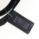 PRADA Boston Bag Nylon 2way Black Silver Auth 199801A-27