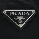 PRADA Boston Bag Nylon 2way Black Silver Auth 199801A-29