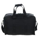 PRADA Boston Bag Nylon 2way Black Silver Auth 199801A-2