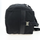 PRADA Boston Bag Nylon 2way Black Silver Auth 199801A-4
